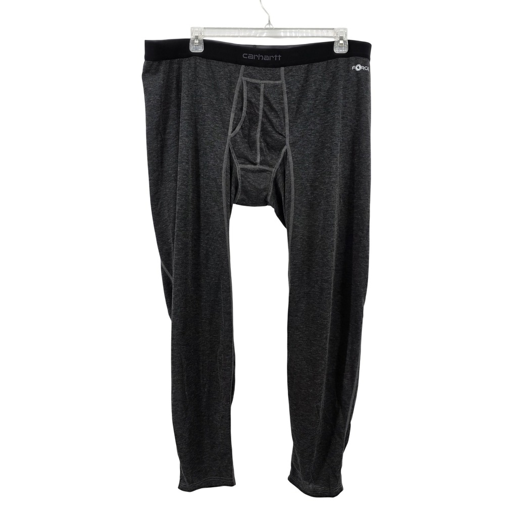 Carhartt Force Mens 4XL Midweight Gray Base Layer Thermal Pants Comfort
